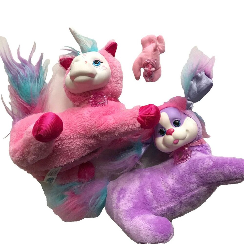 Puppy Pony Surprise Mamas And One Baby Unicorn Cute Stuffed Just Play 2014